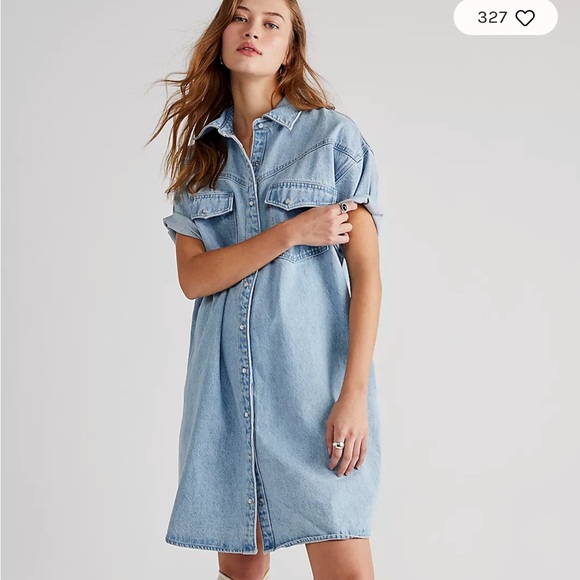 Levi's Dresses & Skirts - Levi's Light Blue Denim Shirt Dress